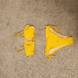 Yellow bikini